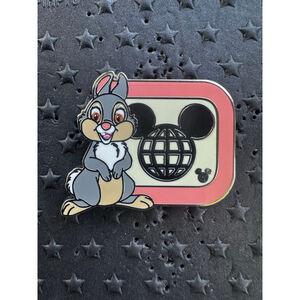 2025 Disney Hidden Mickey Pin Thumper D Logo Hidden Mickey Pin Bambi